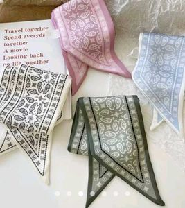 Designer Print Silk Scarves (Set of 4)