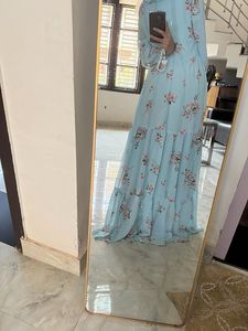 Flowy Floral Tiered Maxi Gown