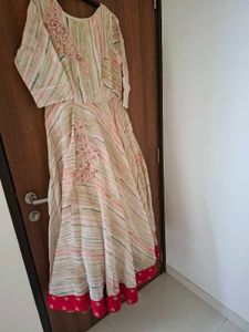 Bespoke Bridesmaid Cotton-Chiffon Gown Bust 40inch