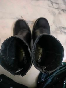 Black Chunky Platform Boots