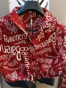 Balenciaga Print tie up top