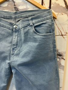 Blue Straight Fit Denims