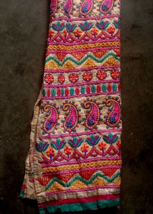 Embroidered Kurta with Paisley Design