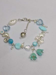 Charming Blue Beaded Bracelet