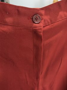 Rust Wide Leg high waist Trousers