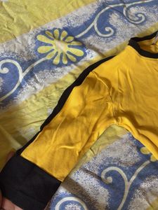 Yellow Casual Mini Dress