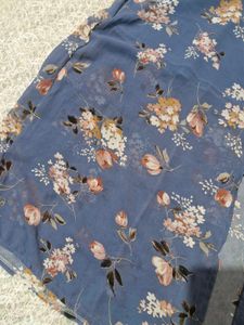Blue Floral Maxi Dress