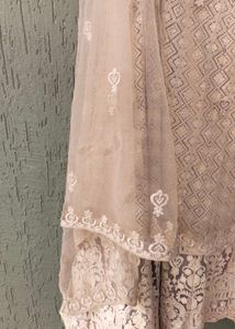 ✨ Peach Chikankari Lehenga &amp; Duppata set ✨