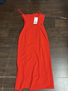 Stunning Red Strappy Maxi Dress