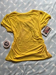 Yellow Embellished T-Shirt