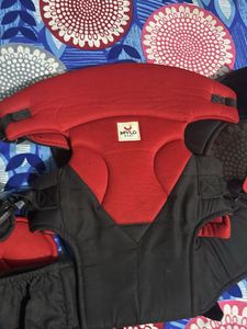 Red and Black Baby Carrier