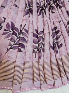 Elegant Floral Saree with blouse