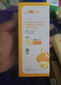 Plum Yuzu Sunscreen SPF 50