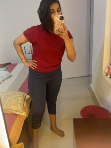 women’s Navy Activewear Capri Pants