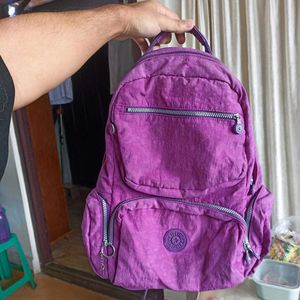 Purple Kipling Backpack
