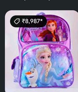 ♥️Disney 3d Frozen bag pack ♥️
