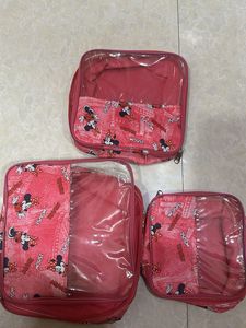 Minnie Mouse Travel Bags Set