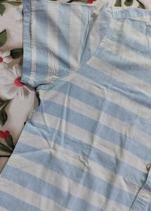 Striped Button-Down Shirts - Set of 2