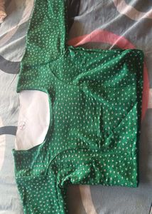 women green blouse