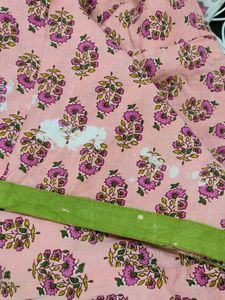 Pink Printed Maternity Dress ( Women)