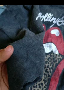 charcoal Rolling Stones T-Shirt