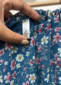 Flowy Floral Print Maxi Dress