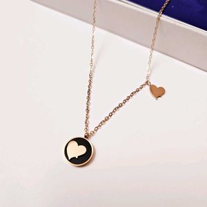 Heart On Black MOP Necklace