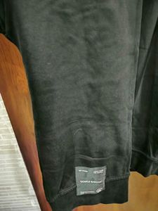 Black Graphic Print Sweatshirt