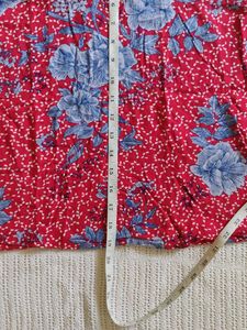 Floral Print Camisole with Lace Trim