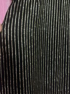 Elegant Black &amp; Gold Kurta