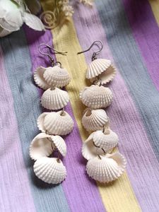 Boho Seashell Dangle Earrings