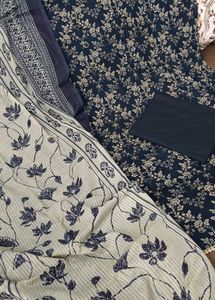 Elegant Floral Print cotton suit