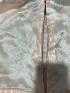 Elegant Peach Party Dress