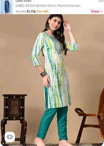 Stylish Teal 30, size 👗Kurta Set with Dupatta