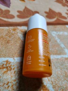 Empty serum bottle
