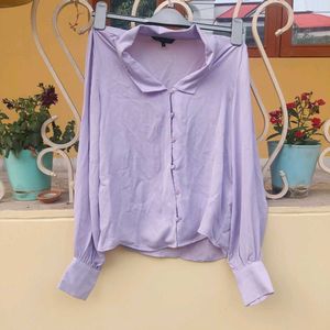 Lilac Color Elegant Shirt