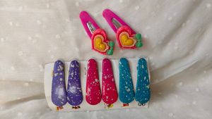 Cute Hair Clips - Set of 8