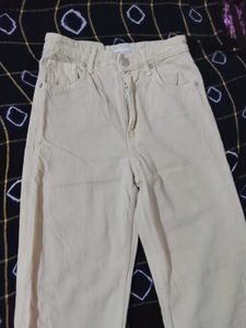 lime green wide Leg Jeans