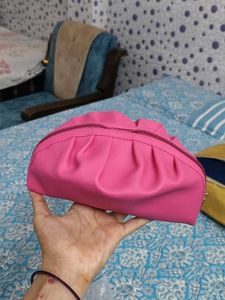 Chic Pink Makeup Pouch