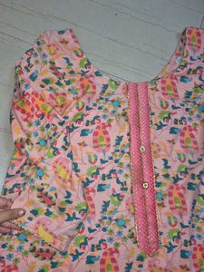 NEW Elegant Pink Paisley Print Kurta