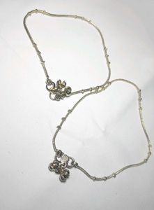{Free Delivery🌺}Elegant Artificial Silver Anklet