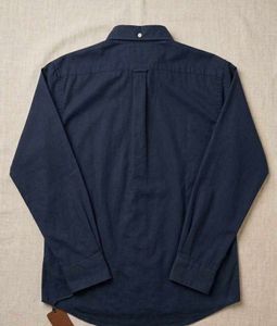 Classic Navy Blue Men's Shirt