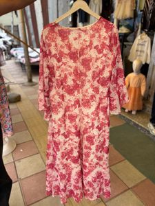 Floral Print Ethnic Gown