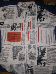 Prnited White Shirt