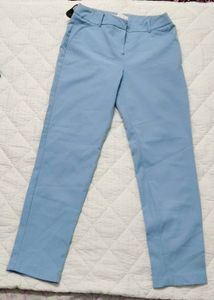 Light Blue Relaxed Fit Trousers
