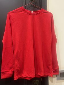 Unisex Red Full Tracksuit/Nightsuit 10-12 years