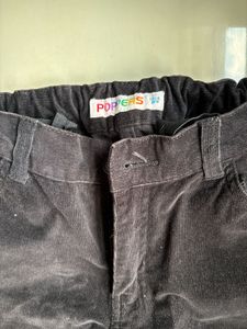 Black Corduroy Boys Pants