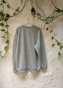 Grey Shark Face Crewneck Sweatshirt