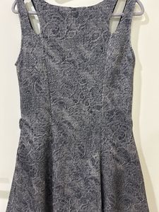 Latin Quarters- Sleeveless Textured Grey Dress