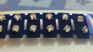 Ad Studs Zirconic Nug 6 Pairs